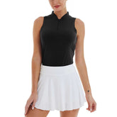 Lesmart Women's Quick Dry Sleeveless Golf Polo